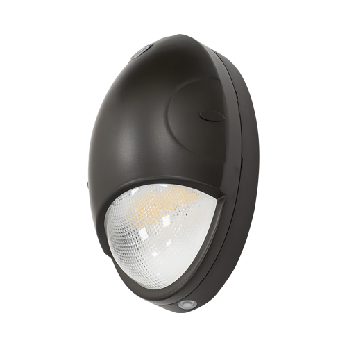 AEL Architectural LED AC/Emergency Light, Bronze, 3000K|4000K|5000K, Emergency Battery, Photocell