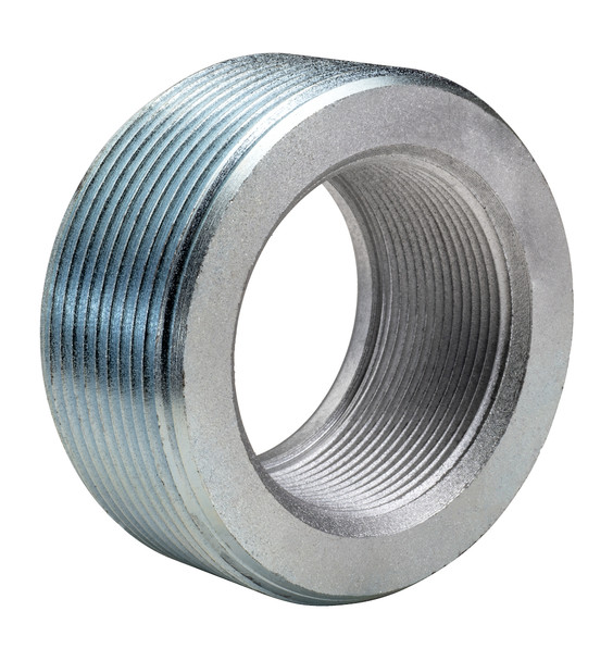 Garvin Industries RB30 Reducing Bushing, 4" x 2-1/2", Malleable Iron, Zinc Plated