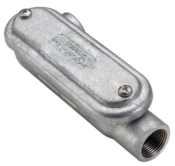 Garvin Industries MLL6CGHDG, 2" LL Type Mogul Conduit Body, Hot Dip Galvanized, Malleable Iron, With Cover and Gasket