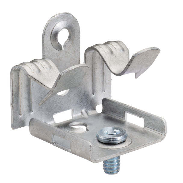 Garvin Industries M24STZ Beam/Purlin Flange Clip with Stud, 1/8"–1/4" Flange, 1/4"-20 Stud, Spring Steel GEOSEAL