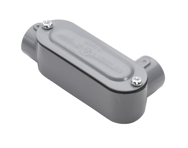 Garvin Industries LR3CG, 1" Threaded LR Conduit Body with Cover and Gasket, Aluminum