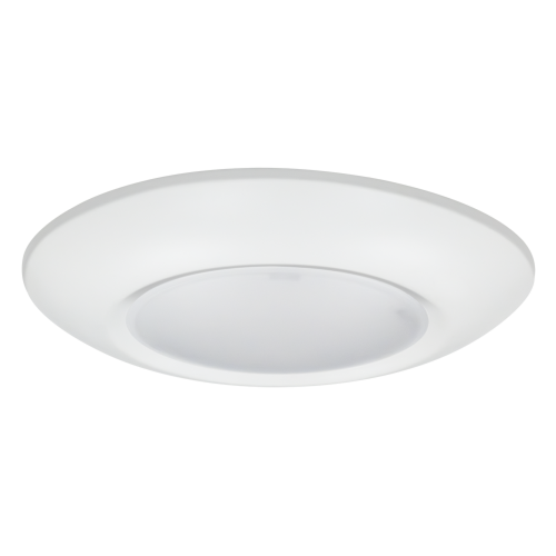 GlobaLux LDL3 LED Disk Light, 6" Regressed Lens, 15W, 120V Dimming, 3000K, 90+CRI, White