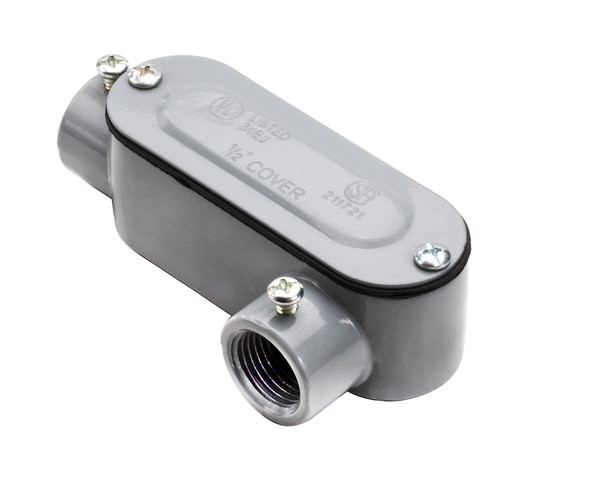 Garvin Industries LL1SSCG, 1/2" EMT and Rigid Combination Conduit Body, LL Type, with Cover and Gasket