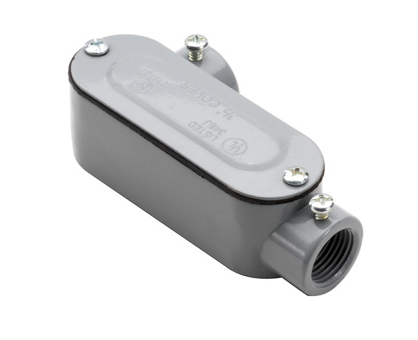 Garvin Industries LL2SSCG, 3/4" EMT and Rigid Combination Conduit Body, LL Type, with Cover and Gasket