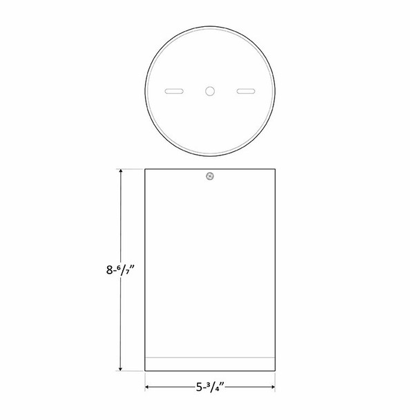 Westgate CMC6-MCTP-DD Series, 6" Cylinder Pendant & Ceiling Light, Multi-CCT & Multi-Wattage, 21W|28W|35W, 3000K|4000K|5000K, 120-277V, White or Black Finish