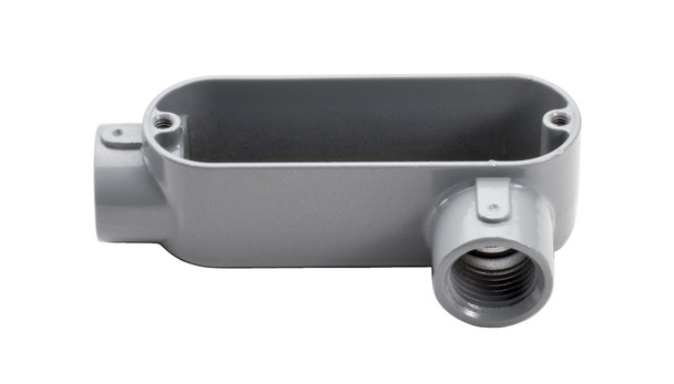Garvin Industries LL6, 2" Threaded LL Type Rigid Conduit Body, Copper-Free Aluminum, Powder Coat Finish