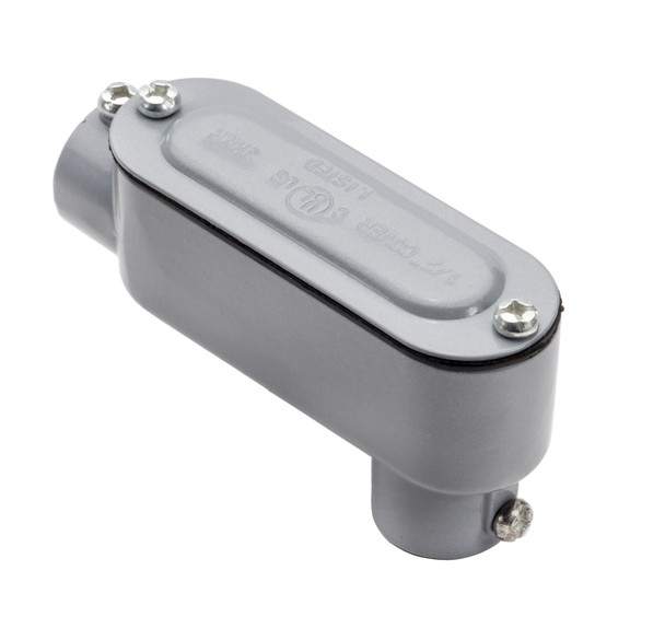 Garvin Industries LB2SSCG, 3/4" EMT and Rigid Combination Conduit Body with Cover and Gasket, Copper-Free Aluminum