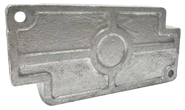 Garvin Industries FSC3MHDG, FS Cast Device Box, Single Gang, 1" Dual Hub, Heavy Duty, Hot Dip Galvanized