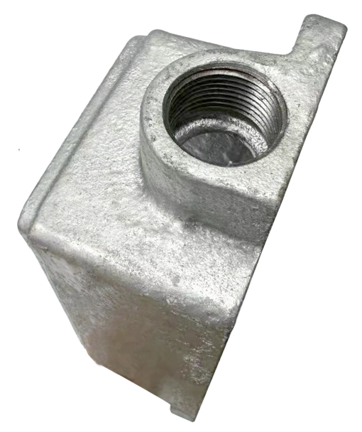 Garvin Industries FSC3MHDG, FS Cast Device Box, Single Gang, 1" Dual Hub, Heavy Duty, Hot Dip Galvanized