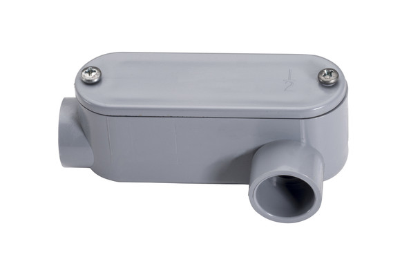 Garvin Industries LL Type Conduit Body, 1 Inch, PVC, Removable Cover