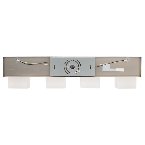 LED Vanity Light, 30", 4-Light, 32W, 3000K, Brushed Nickel