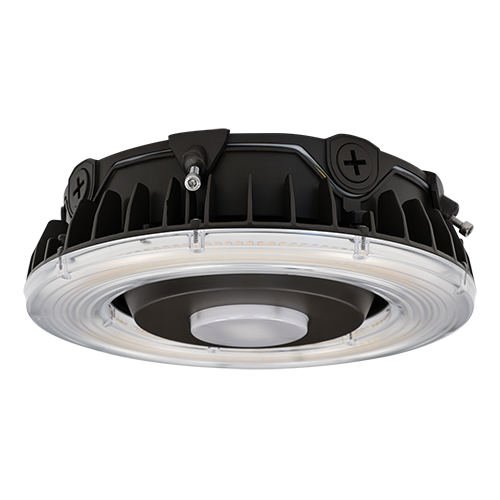 Round LED Parking Garage Fixture, 35W/45W/55W, CCT Selectable