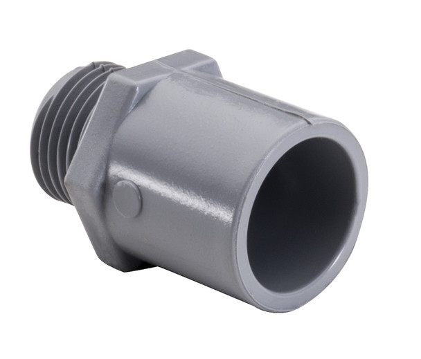 Garvin Industries Terminal Adapter, 2 Inch, PVC, Female Threaded x Solvent Weld