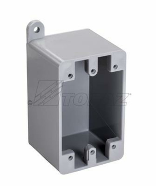 Model Type Box Garvin Industries FD Type Box, Blank Single, PVC, 2.875in x 4.5625in x ...