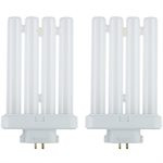 FML Quad Tube, 27W, 4-Pin GX10q-4 Base, 1500lm, 6500K Daylight, 2-Pack