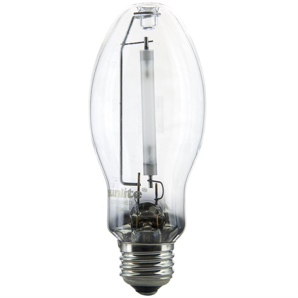 Sunlite LU100/MED High Pressure Sodium Light Bulb, 100W, ED17, Medium Base (E26), ANSI S54, Clear, 2100K