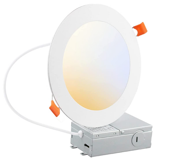 Honya Lighting LED Ultra Slim Downlight, USDL Series, 3" Round, 6W, 5CCT Selectable