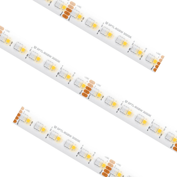 Proluxe SPTL54 RGBW Series Tape Light, 24V DC, Custom Cut, RGB+3000K, IP54