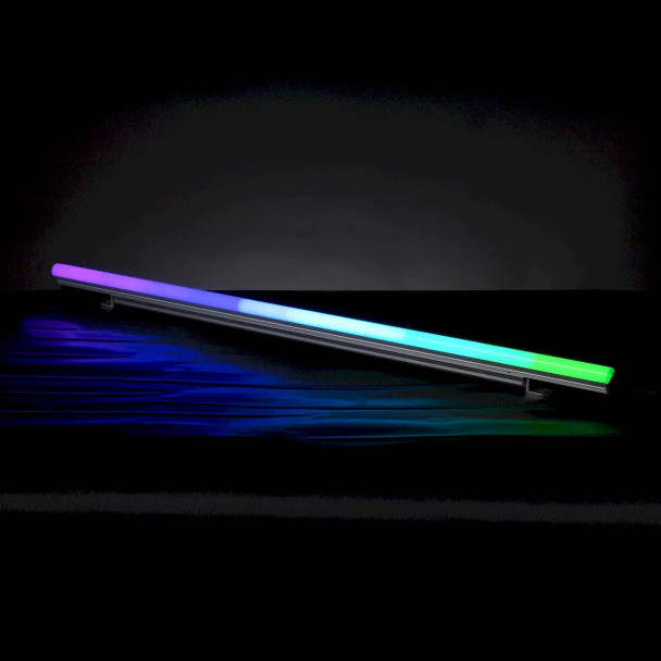 Sēnik Rio Rigid Media Bar, 4ft, RGB+3000K, 28W, 942lm, Silver, DMX/RDM, IP66