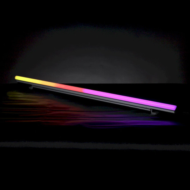Sēnik Rio Rigid Media Bar, 4ft, RGB+3000K, 28W, 942lm, Silver, DMX/RDM, IP66