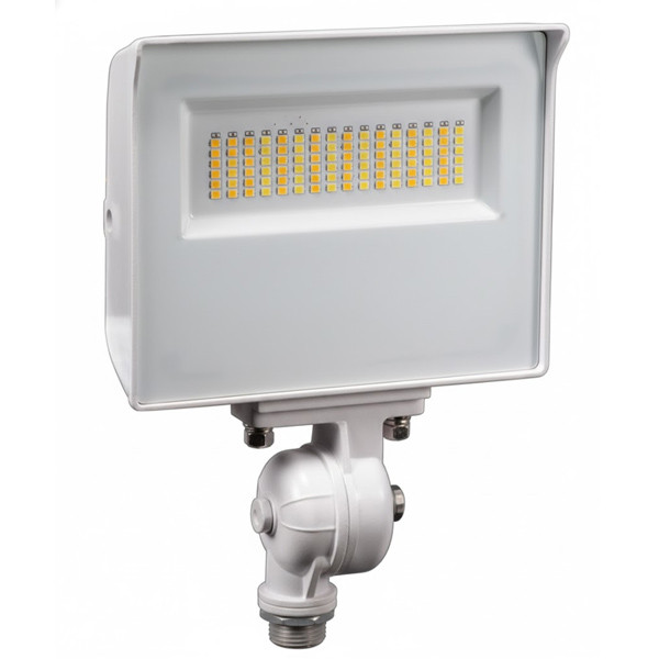 Topaz Southwire FL-30PCS-KNTR-WH, 15W|25W|30W, 120-277V, White Finish, Knuckle/Trunnion Mount, Power and CCT Selectable
