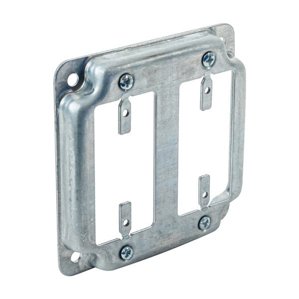 Garvin Industries 4" Square Industrial Surface Cover, 1/2" Raised, (2) GFCI