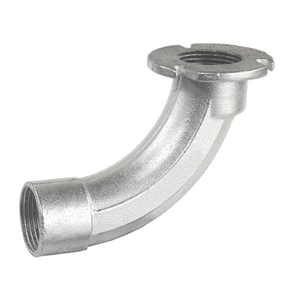 Garvin Industries EFL125, 1-1/4" 93 Degree Concrete Form Pipe Insert, Malleable Iron