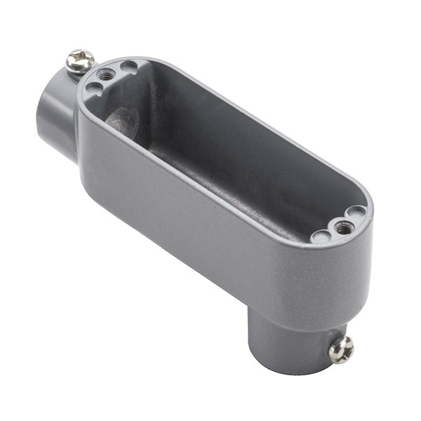 Garvin Industries ELB7, 2-1/2" EMT Set Screw LB Type, Copper-Free Aluminum, Powder Coat Finish