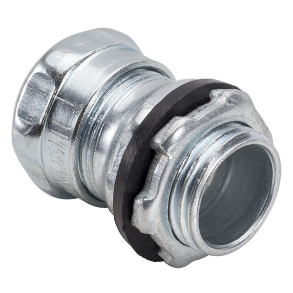Garvin Industries 659SRT, 3-1/2" Steel Raintight Compression Connector, Zinc Plated
