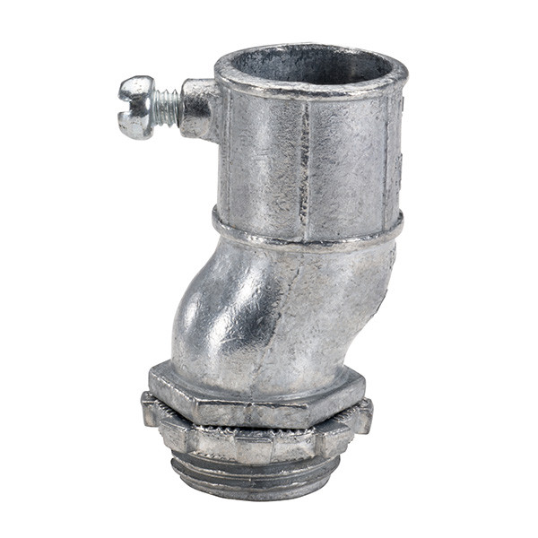 Garvin Industries 772, 3/4" EMT Offset Connector, Zinc Die Cast