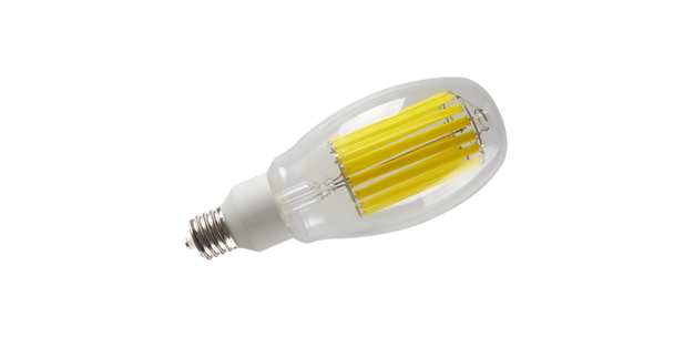 Filament HID Replacement Lamp, 80W, ED37, EX39 Base, 120-277V, 4000K|5000K, Dimmable