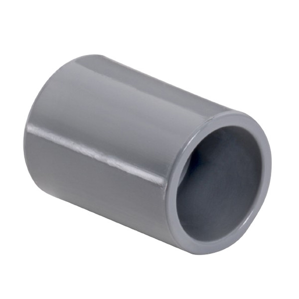 Garvin Industries 1020A, 5" PVC Coupling, Two Female Ends, Center Stop