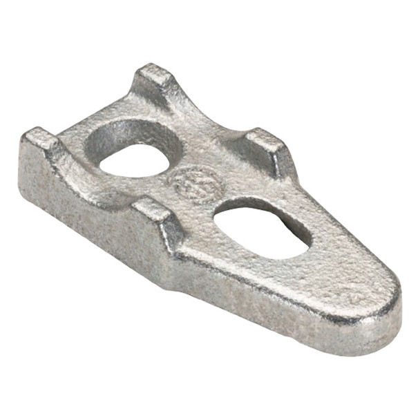 Garvin Industries 489, 3-1/2" Clamp Back, Malleable Iron, Zinc Plated