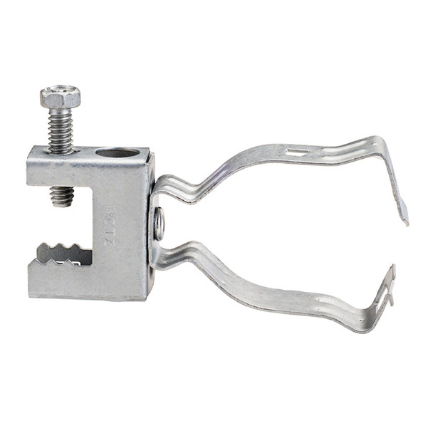 Garvin Industries BC24MSMTZ, 1-1/2” Conduit to Beam Clamp, Side Mount, Snap Close Clip, 1/2” Max Flange, 50 Pack