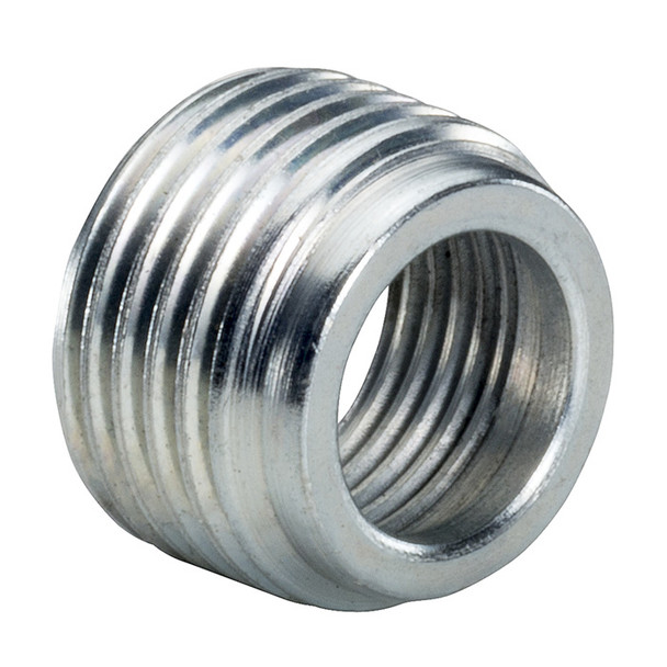 Garvin Industries Reducing Bushing, 1/2" x 3/8", Steel, Zinc Plated