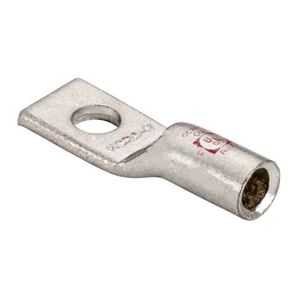 Garvin Industries 2905A, Green, 1-3/8 in, 1 Hole, Short Barrel, Tin-Plated Copper Grounding Lug
