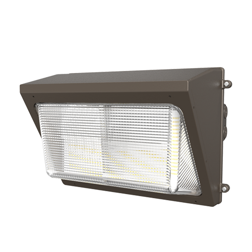 Portor PT-WPH-120-3CPB, 14" Half Cut-Off Wall Pack, 80W|100W|120W, 3000K|4000K|5000K, Adjustable Beam Angle