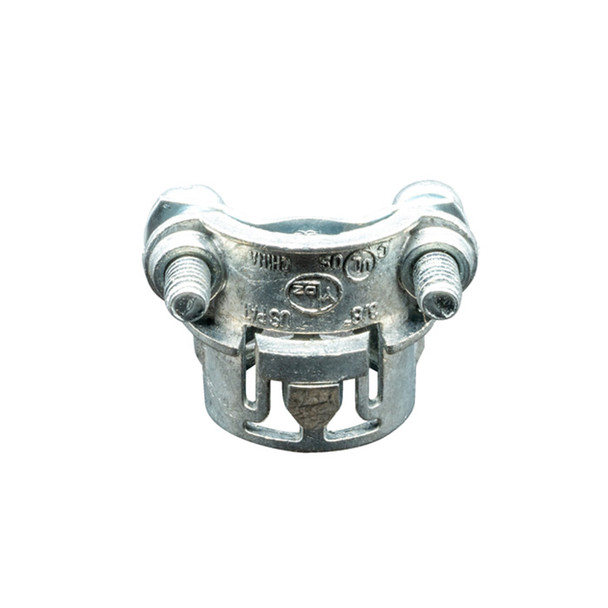 Garvin Industries 3/8" Snap-In NM Connector, Fits #14/2, #12/2, #12/3 AWG or Flex Cord, Zinc Die Cast, Box of 50
