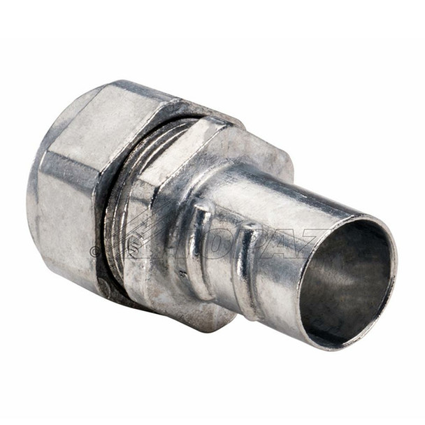 Garvin Industries 133TZ, 1" EMT to Flexible Metallic Conduit Compression Coupling, Zinc Die Cast