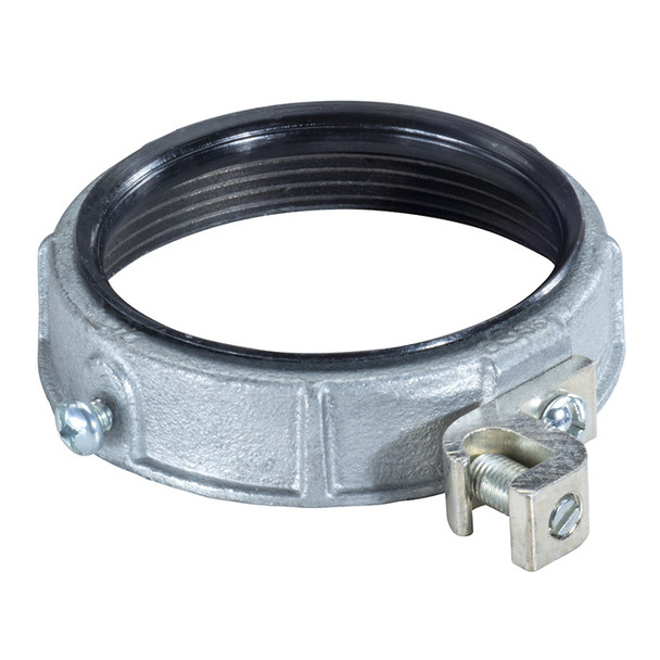 Garvin Industries 335MSL, 1-1/2" Solar Bonding Bushing, #14-4 Lay-In Lug, Hot Dip Galvanized, UV Resistant Liner, Stainless Steel Hardware