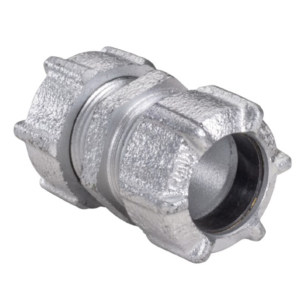 Garvin Industries 258MRT, 3" RGD Raintight Coupling, Malleable Iron, Compression Type, Threadless, EZ Slip-On
