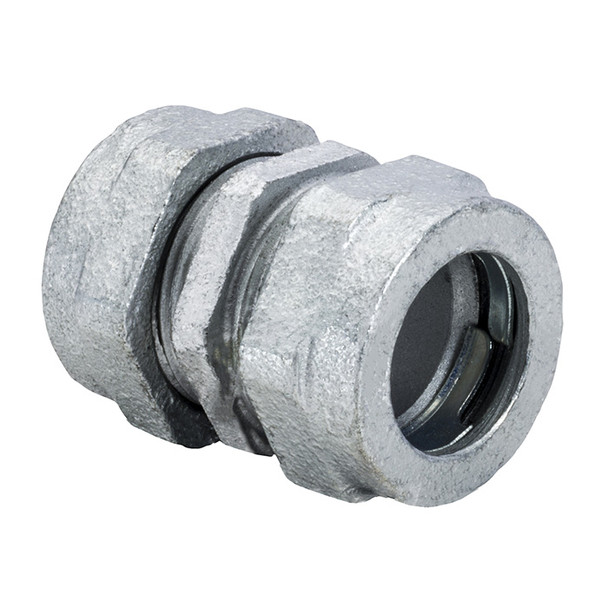 Garvin Industries 2-1/2" Rigid Compression Coupling, Threadless, Concrete Tight, For UL 6 Rigid Conduit