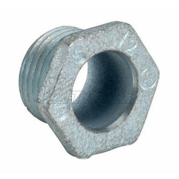 Garvin Industries 2" Conduit Nipple, Malleable Iron, Threaded NPSM, For Rigid Conduit and IMC