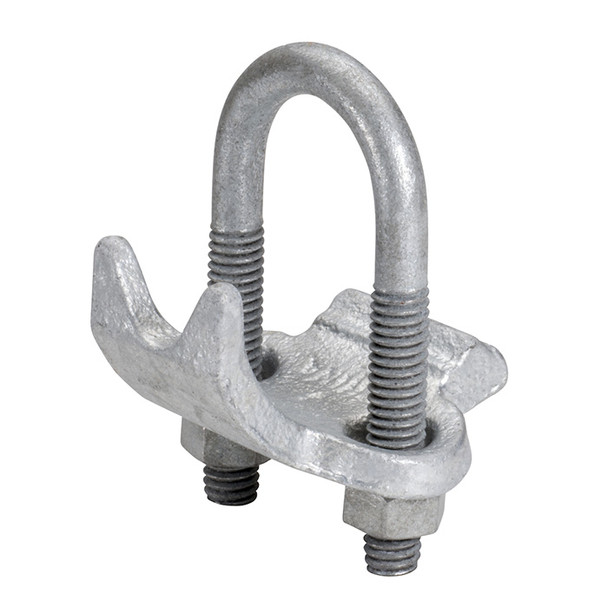 Garvin Industries Right Angle Conduit Support, 1/2", Hot Dip Galvanized, Malleable Iron, UL Listed