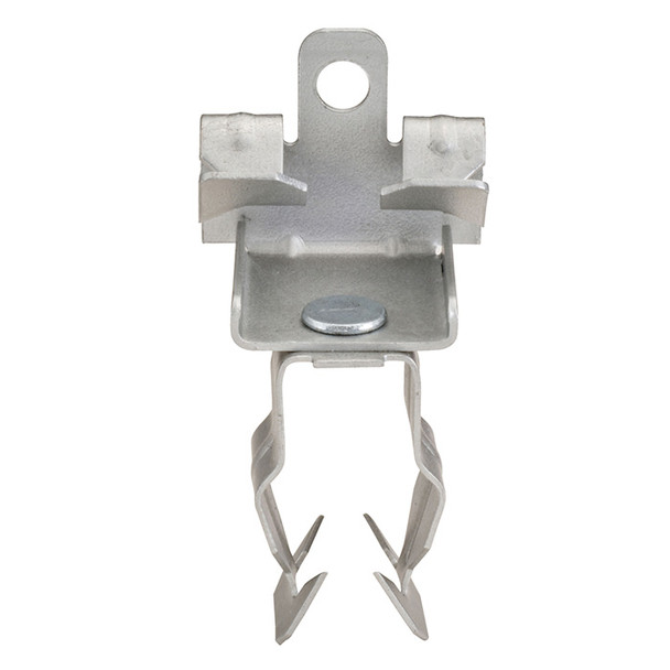Garvin Industries 1" Push-In Conduit Clip, 5/16"-1/2" Flange, 360° Pivot, Hammer-On, 50 Pack
