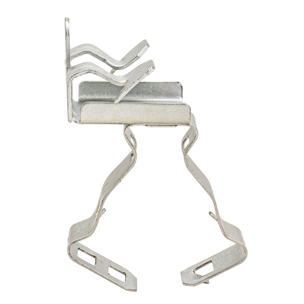 Garvin Industries 1" Snap Close Conduit Clip, Flange Mount, 9/16"-3/4" Flange, 50 Pack, Spring Steel, GEOSEAL™ Finish