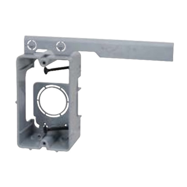 Garvin Industries Two Gang Low Voltage Non-Metallic Box, 10.75 Cu In, Leveling Tab, 42 lbs. Mounting Screws, Horizontal/Vertical Mount