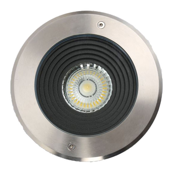 Westgate IGLC Series 8" Stainless Steel Commercial Inground Light, 12W|20W|30W Selectable, 3000K|4000K|5000K, 30° Beam, Dimmable