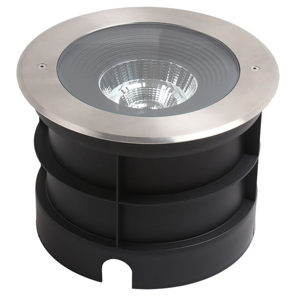 Westgate IGLC Series, 11" Stainless Steel Commercial Inground Light, 22W|34W|50W Selectable, 3000K|4000K|5000K, 60° Beam, Dimming
