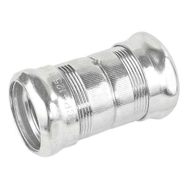 Garvin Industries 2" EMT Compression Slip Coupling, Steel, Zinc Plated